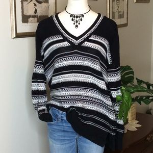 VINCE Knit 100% cotton/Oversized Pullover/Sweater